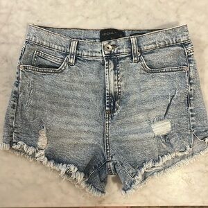 Ripped Jean Shorts